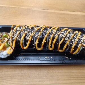 Chicken Breast   Cucumber  Avocado  Topped with Teriyaki Sauce, Spicy Mayo & Sesame Seeds