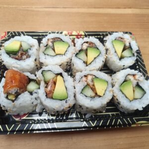 357. Unagi Eel Roll Sliced Eel Kabayaki, Cucumber, Avocado and Sesame Seeds