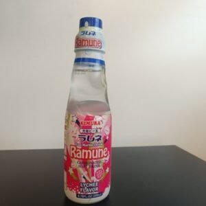 Sparkling Lychee Ramune Soft Drink 200ml Bottle