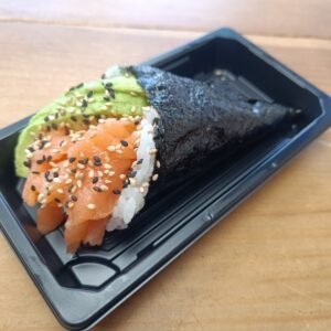 Salmon Avocado Cream Cheese Sesame Seeds