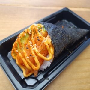 Salmon Avocado Spicy Mayo Spicy Sesame Seeds