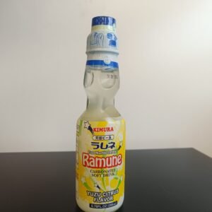 Sparkling Yuzu Ramune Soft Drink 200ml Bottle