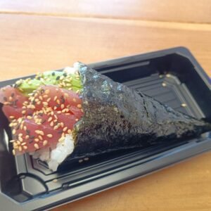 Tuna Avocado Cream Cheese Sesame Seeds
