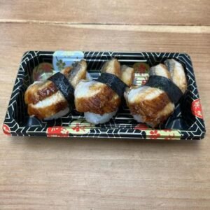 Unagi Eel Nigiri Cooked - 3 PCS Sliced Eel Kabayaki served on hand-pressed rice