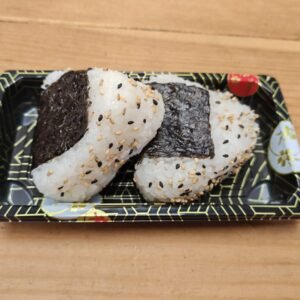 Rice filled with Tuna Mayo Topped with Sesame Seeds